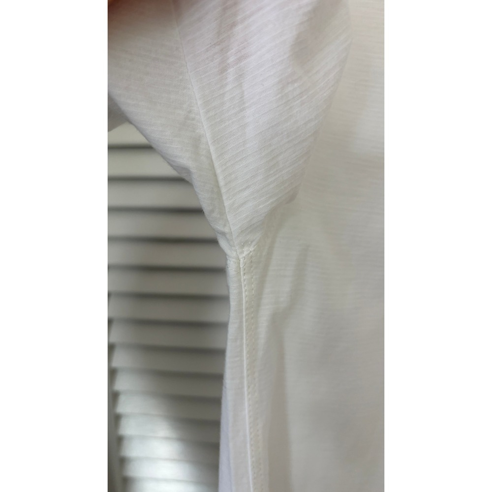 Lunya Women's Cool Cotton Every Body Pocket Tee T-Shirt White Sz S - Picture 5 of 8